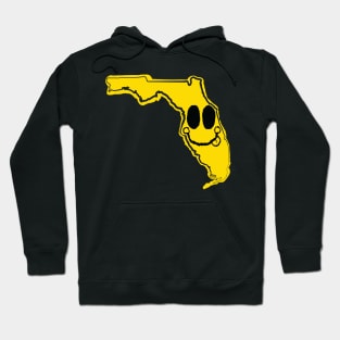 Florida Happy Face with tongue sticking out Hoodie